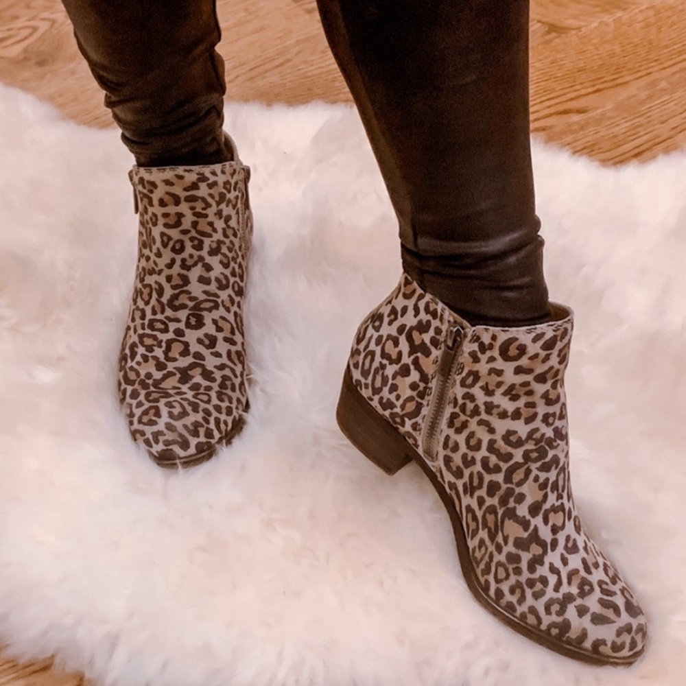Lucky Brand Leopard Booties